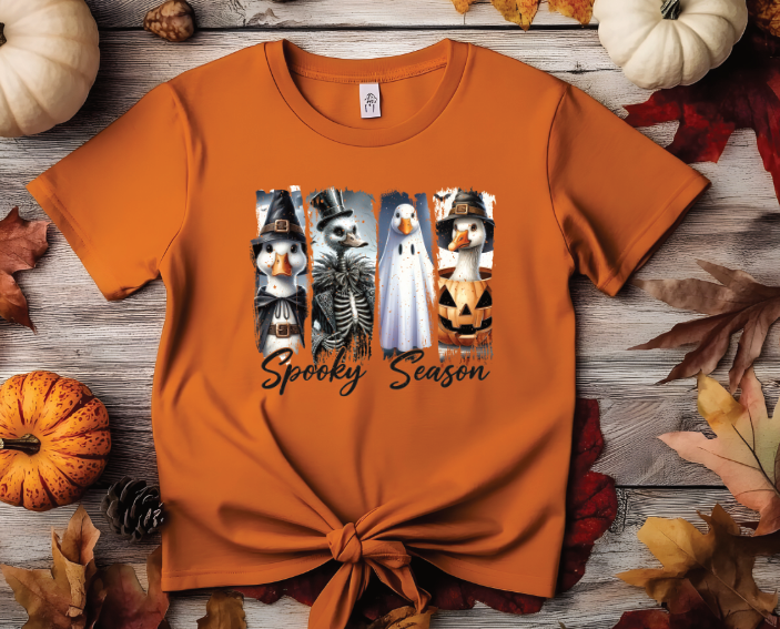 Spooky Season Brush Stroke Goose