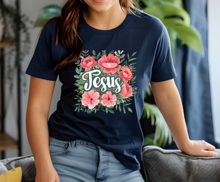 Jesus Pink Floral