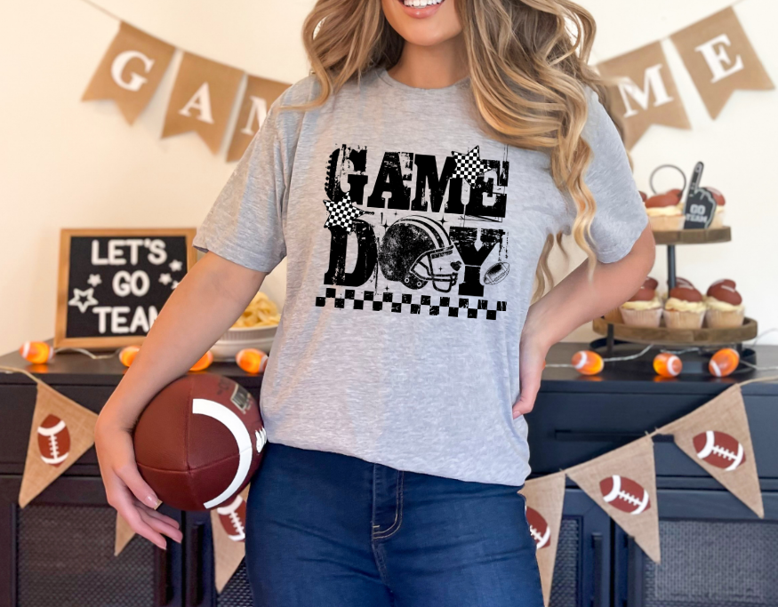 Game Day Football checkered