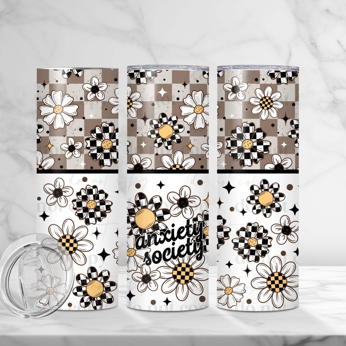 Anxiety Society 20 oz tumbler