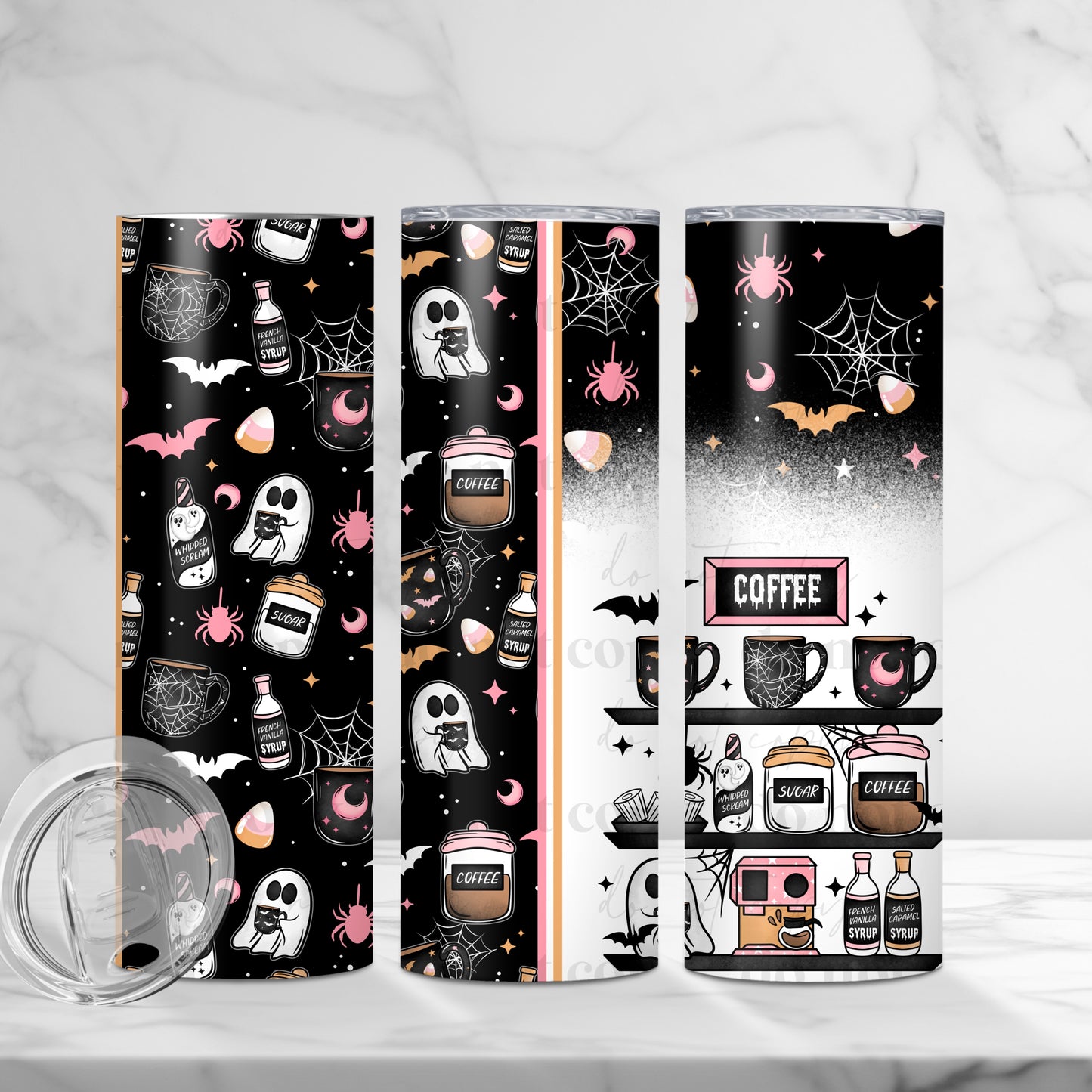 Coffee and Ghosts 20 oz tumbler