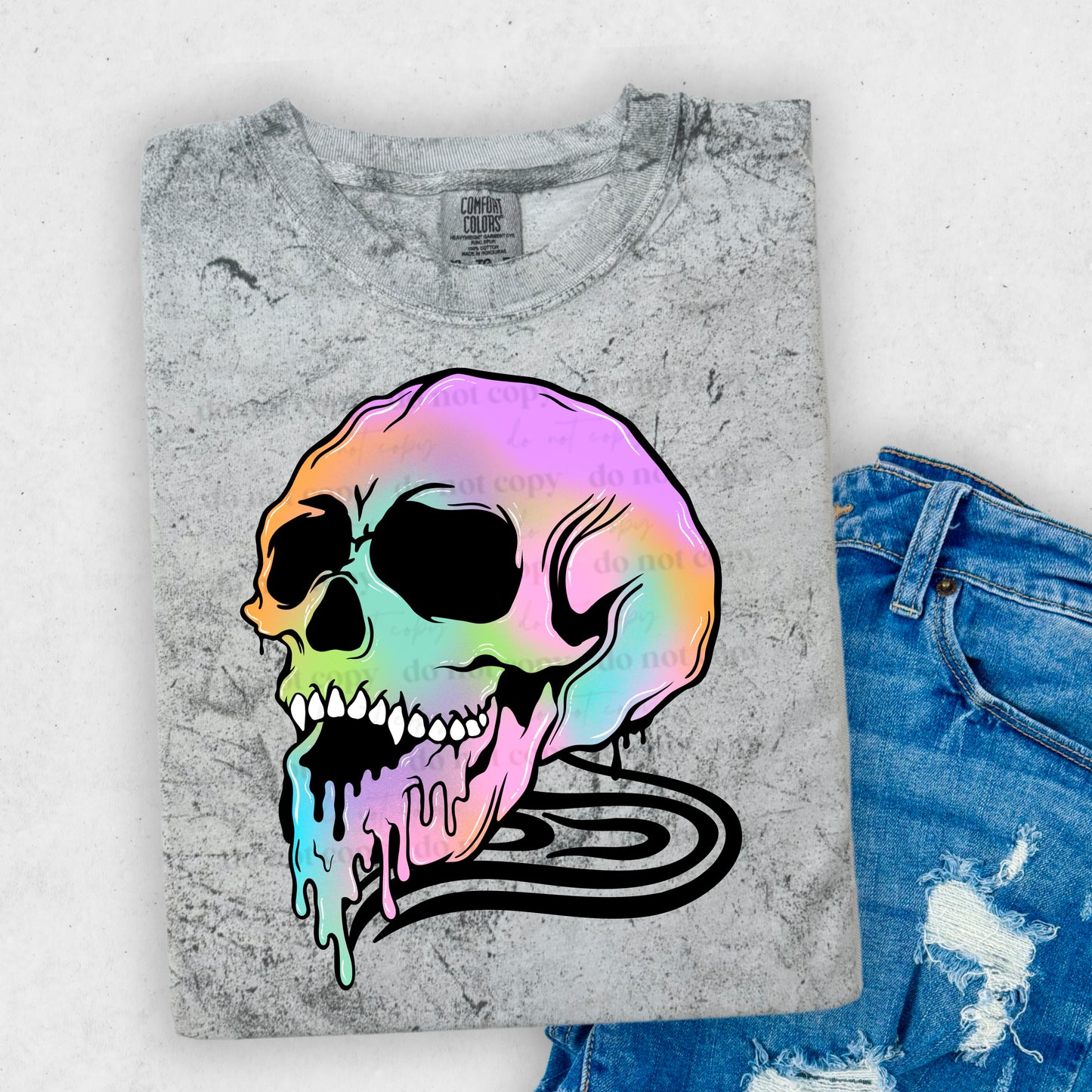 Rainbow Skull