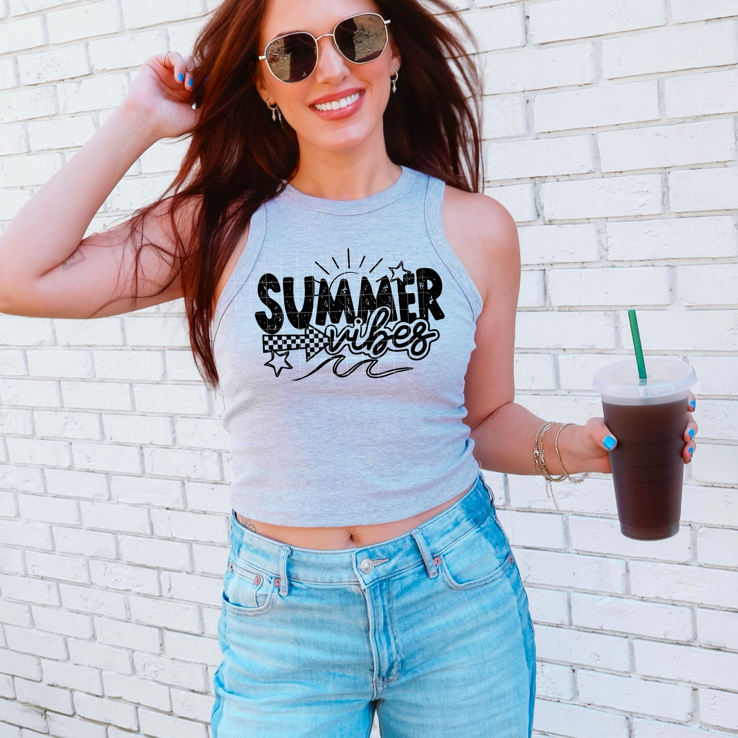 Summer Vibes Checkered