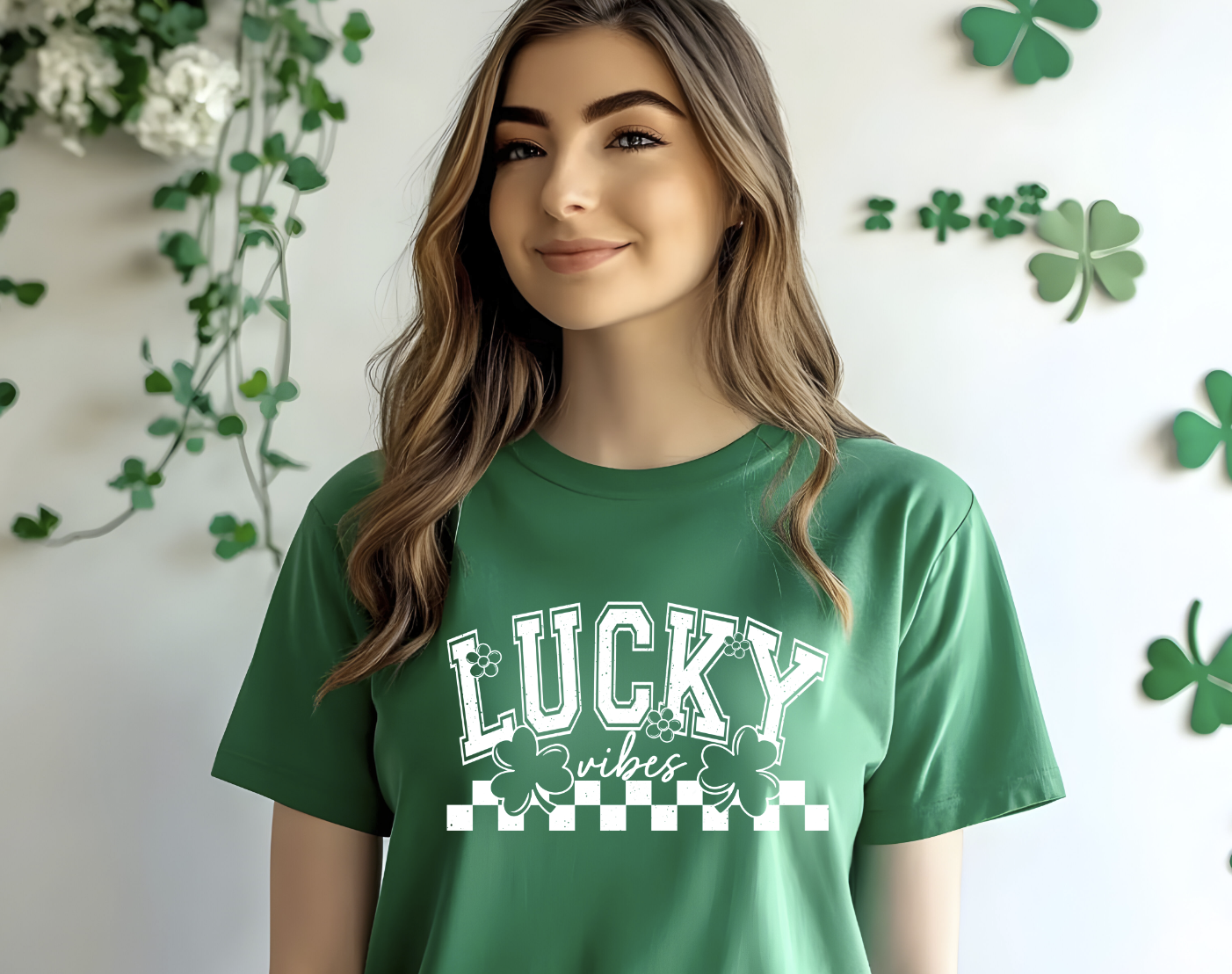 Lucky Vibes St Patrick's Day DTF Transfer