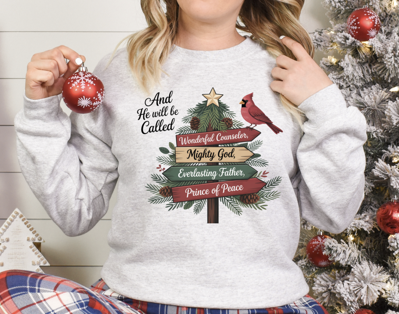 And he will be called Wonderful, Jesus Names Christmas DTF transfer