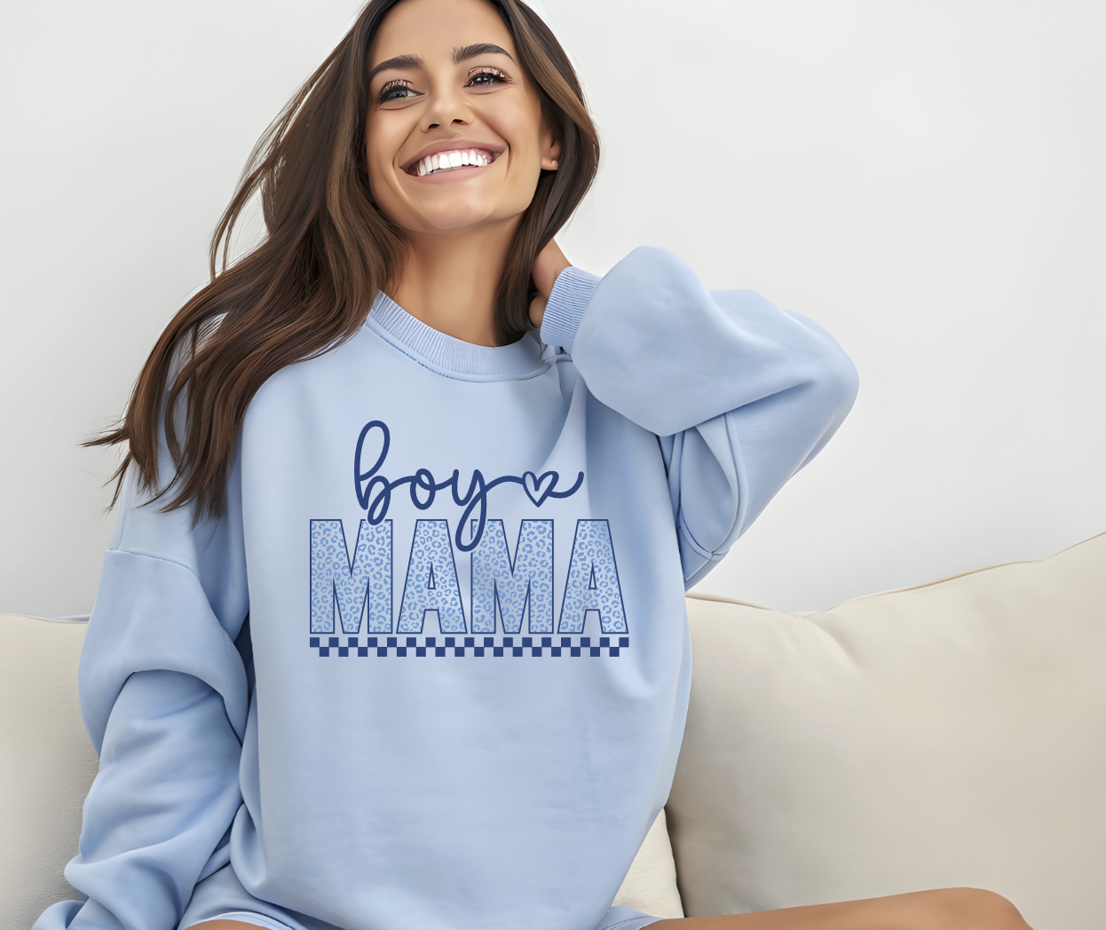 Boy Mama leopard DTF Transfer