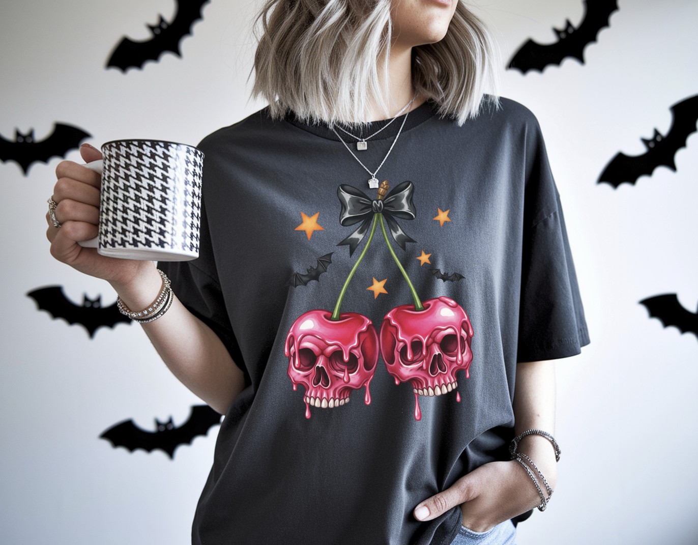 Halloween Cherry Skulls