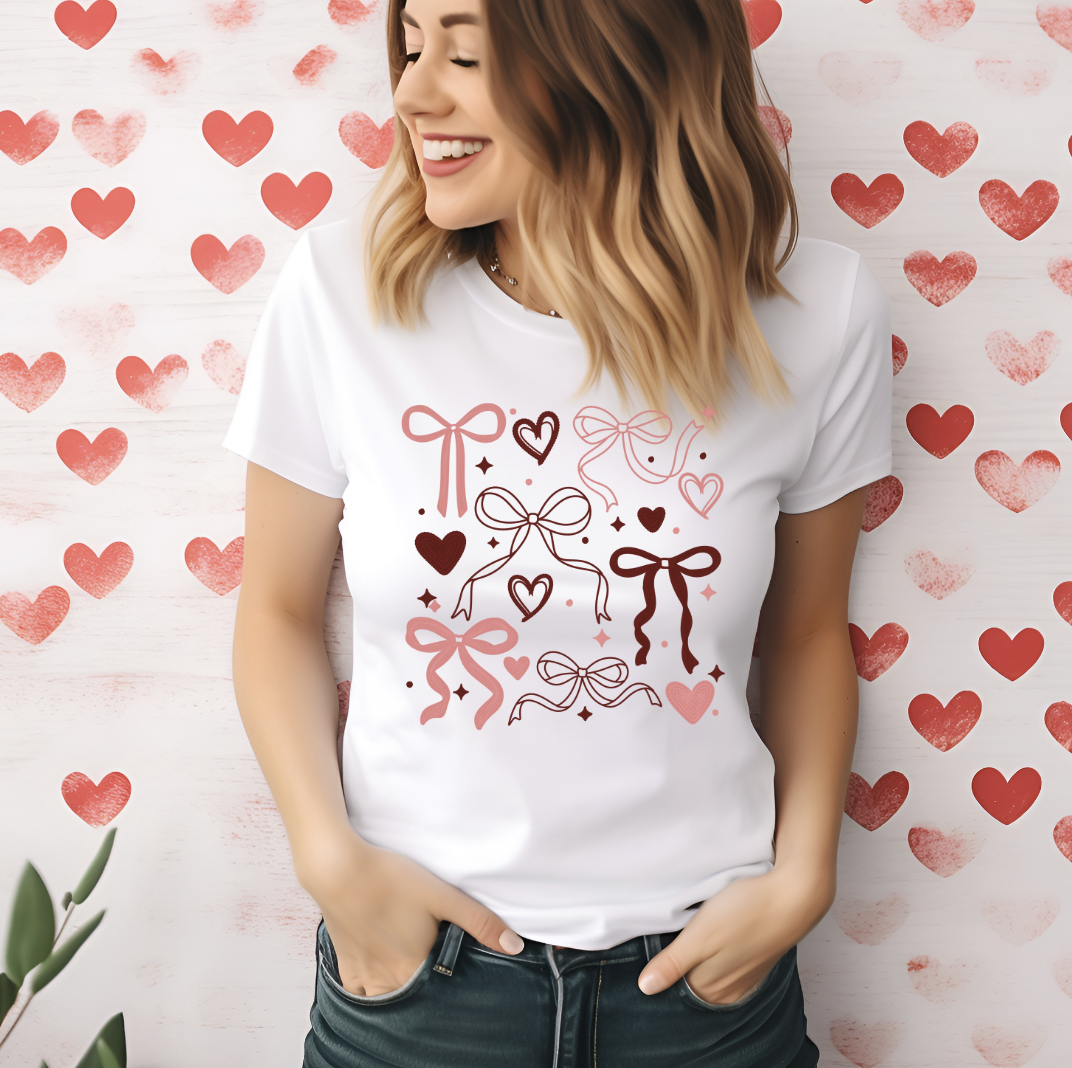Coquette Bows Valentines DTF Transfer