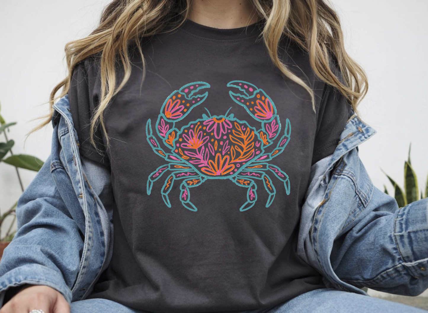 Beach Crab DTF Transfer