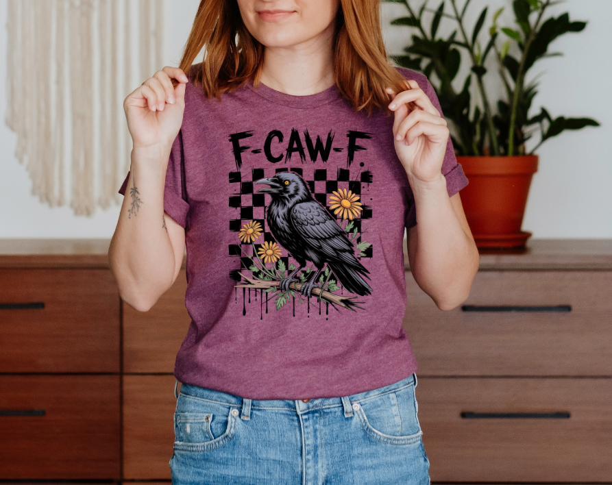 F Caw Crow Halloween