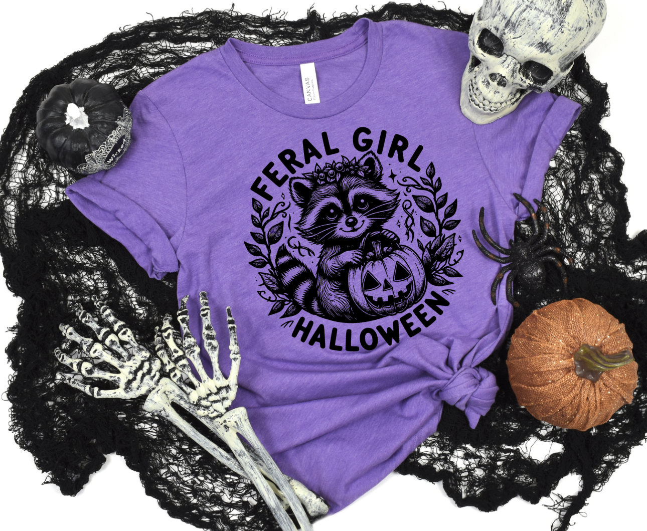 Feral Girl Halloween Racoon