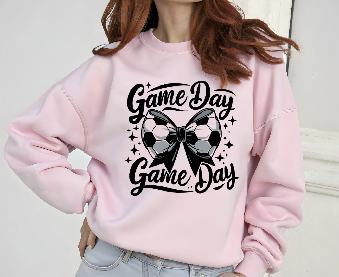 Game Day Soccer Coquette Bow