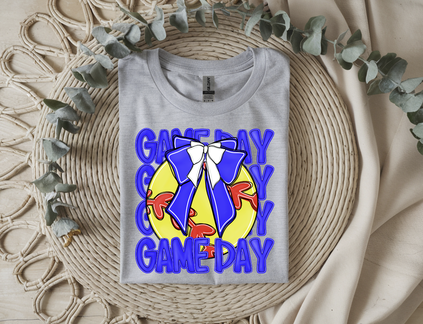 Game Day Softball Royal DTF Transfer