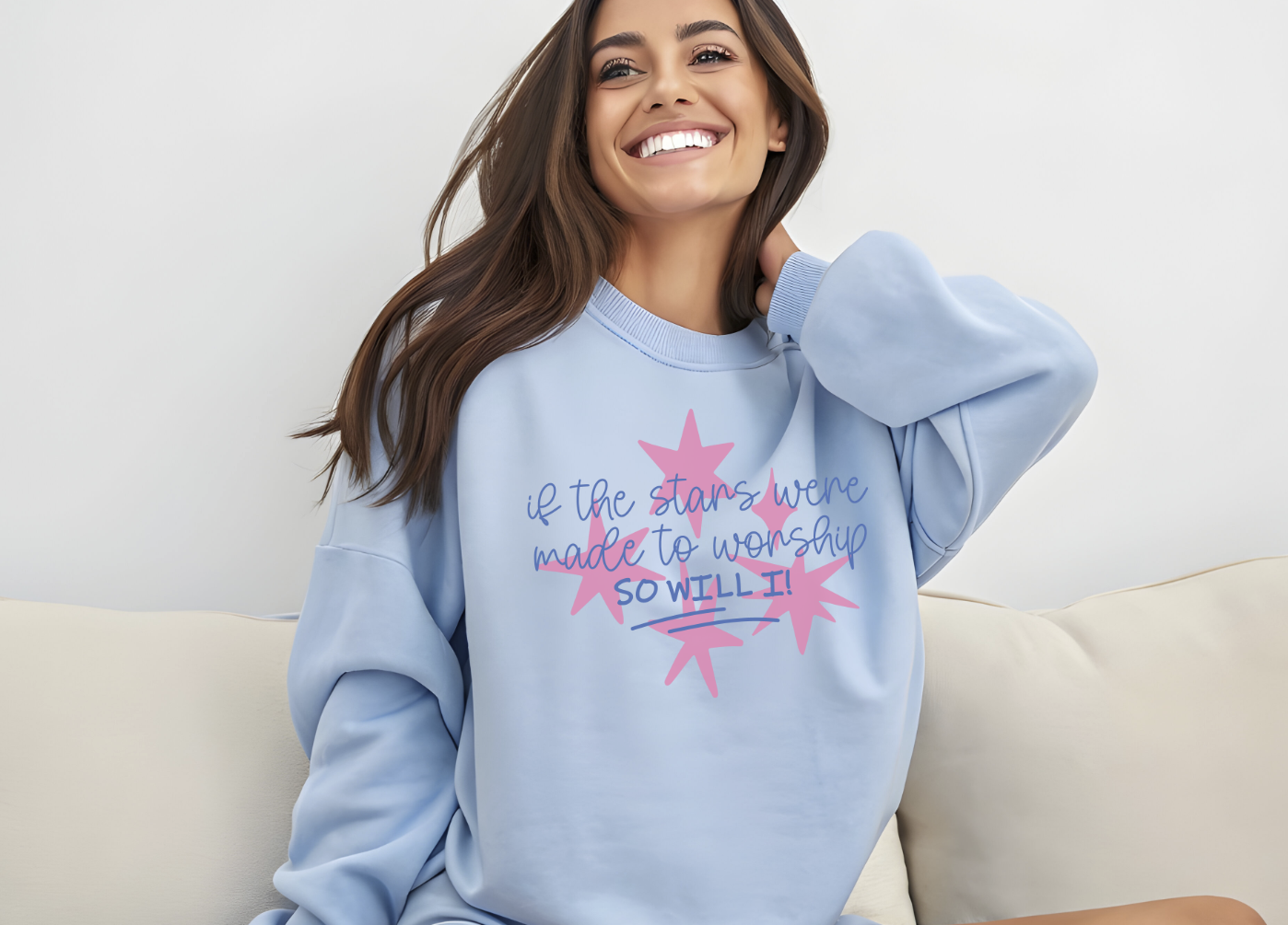 If the Stars were made to worship So will I DTF Transfer