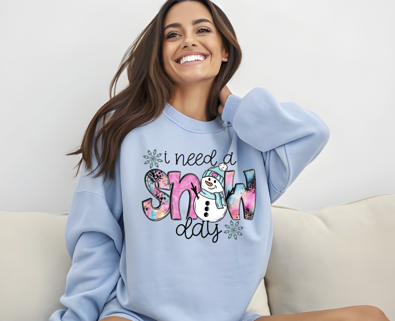 I need a snow Day DTF Transfer