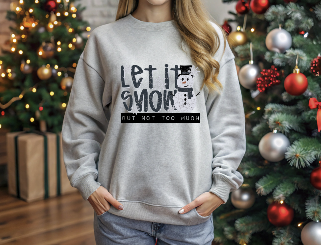 Let is Snow, but not too much DTF Transfer