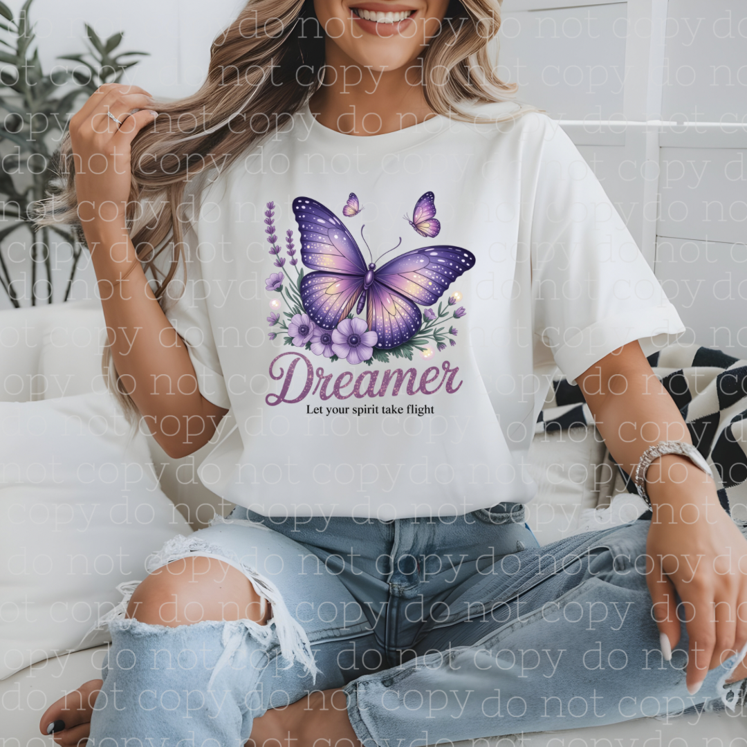 Dreamer let your spirit take flight butterfly