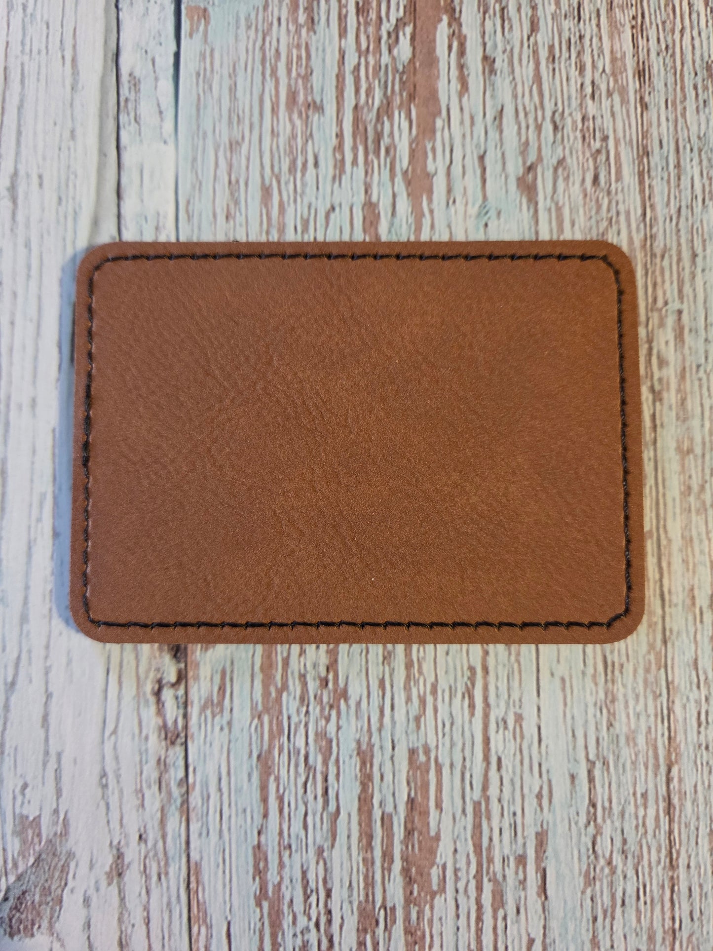 Laser Engraved Patches Leatherette Patch- Design