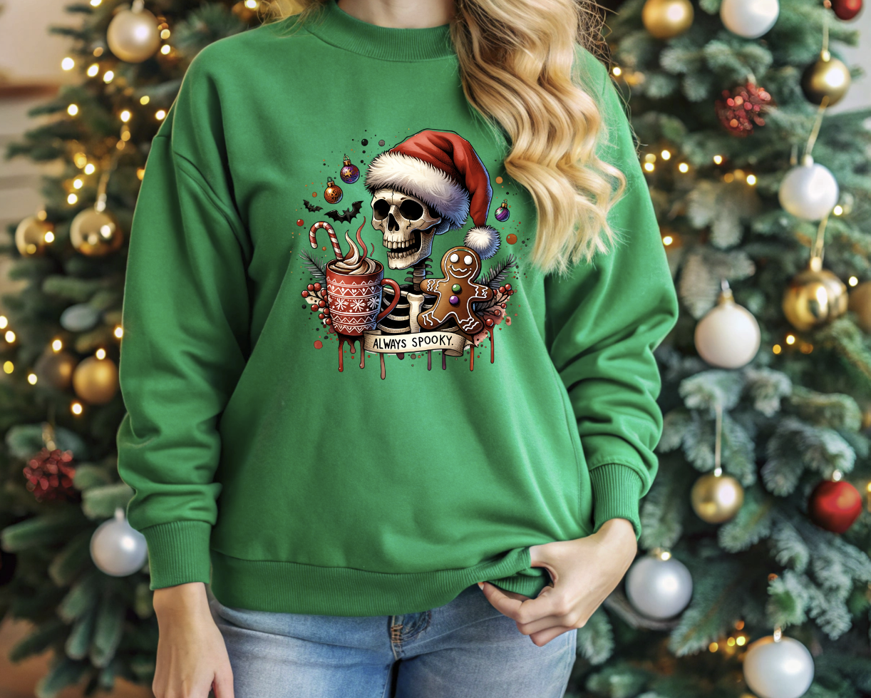 Spooky Christmas Skeleton