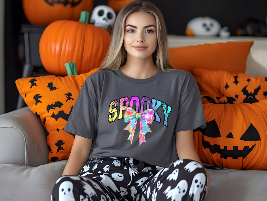 Spooky Iridescent Bow