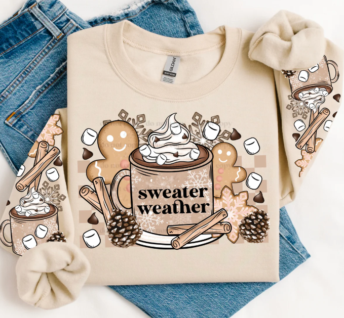 Sweater Weather Snowflakes and Gingerbread