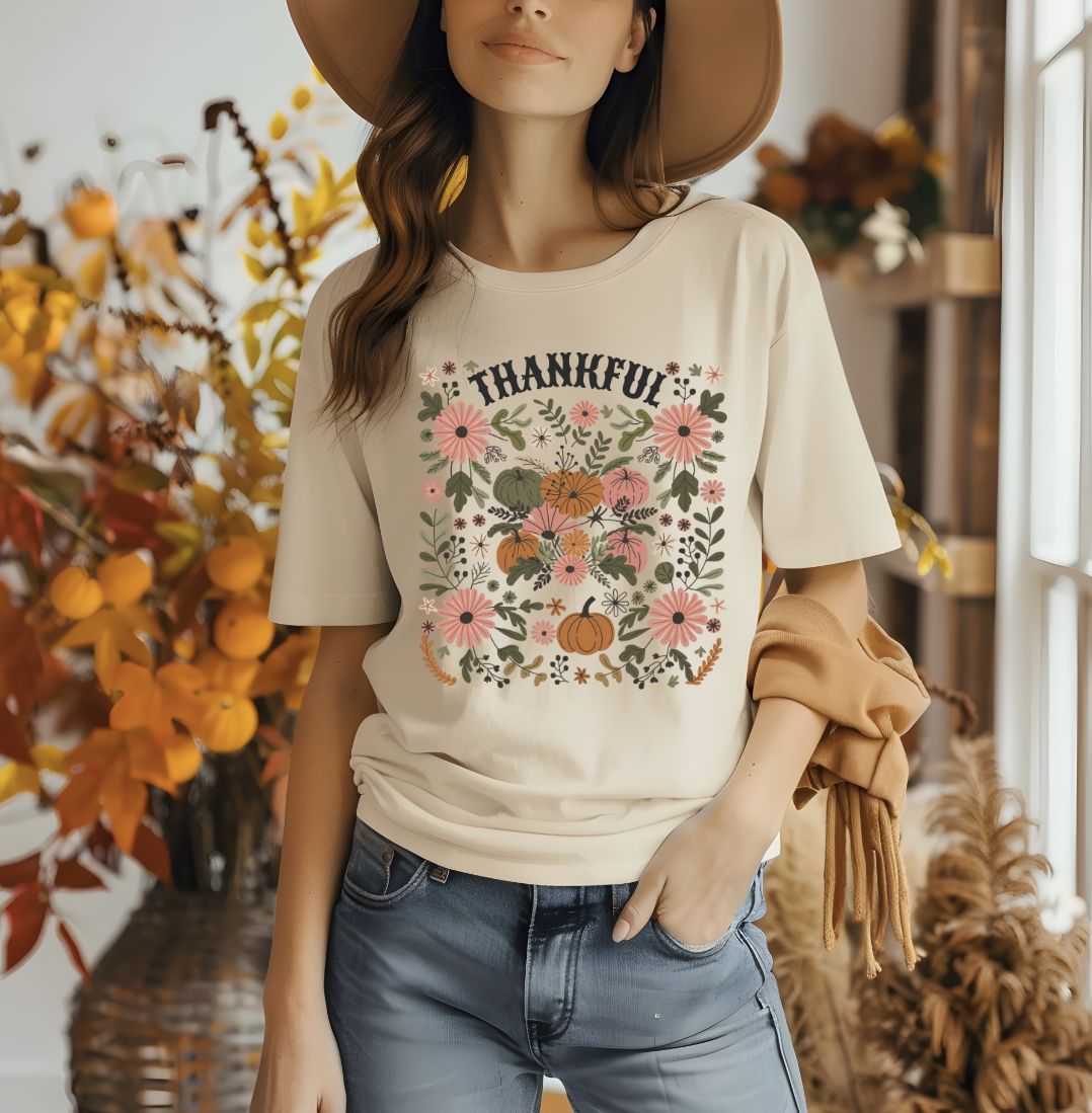 DTF transfer Thankful