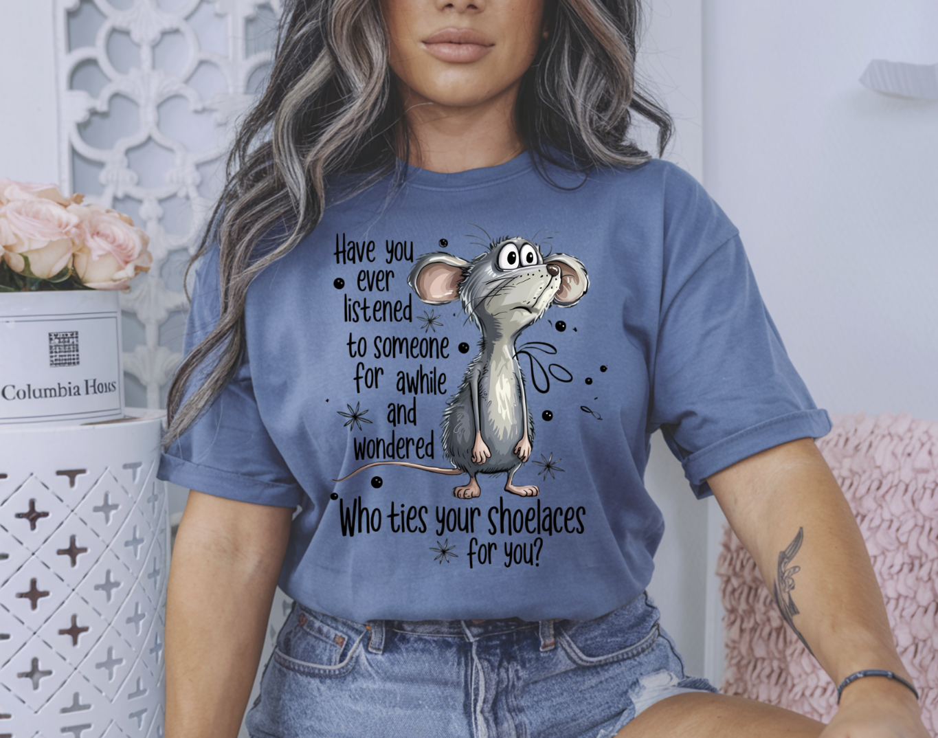 Have you ever listened to someone and wondered who tied their shoe laces mouse