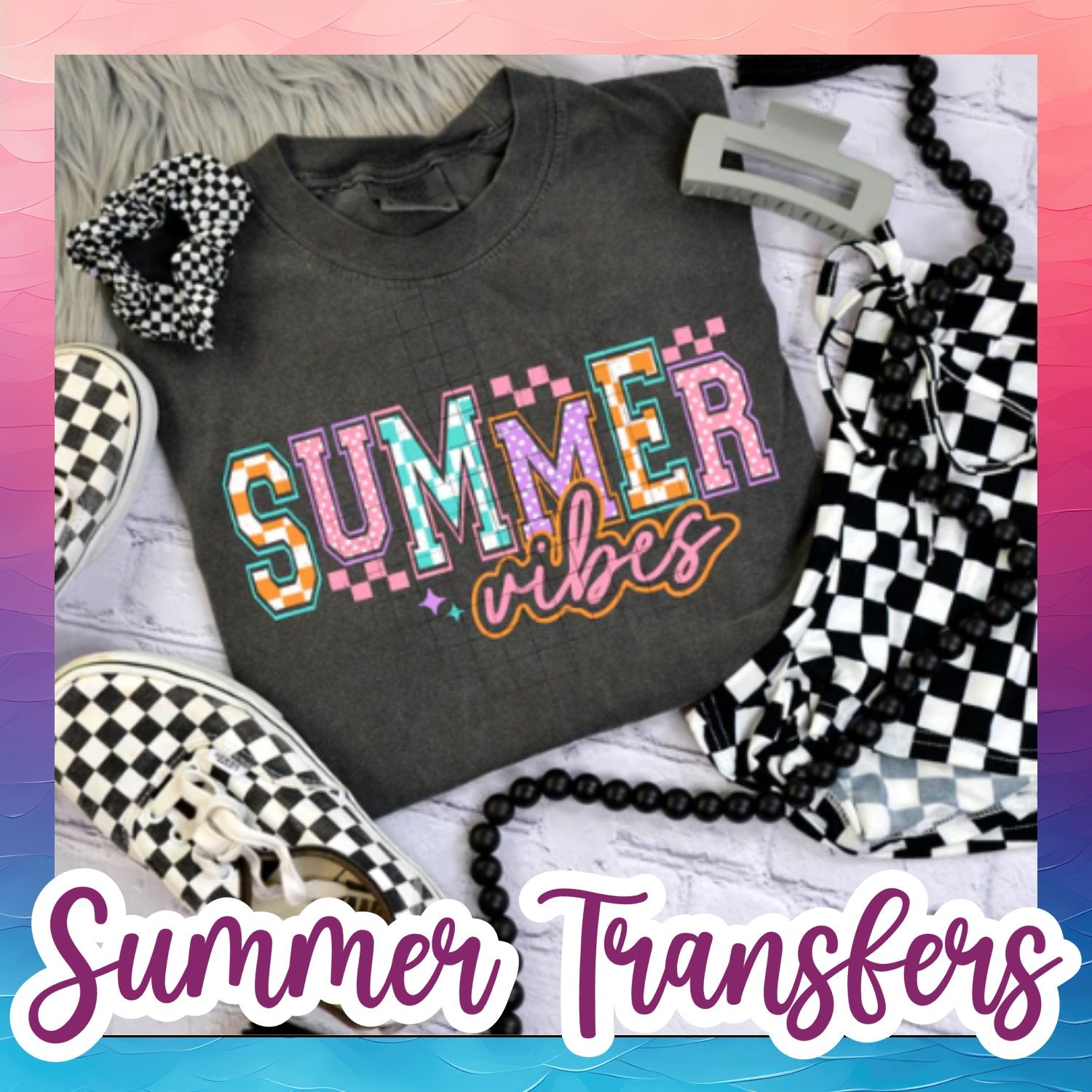 Summer Single DTF Transfers