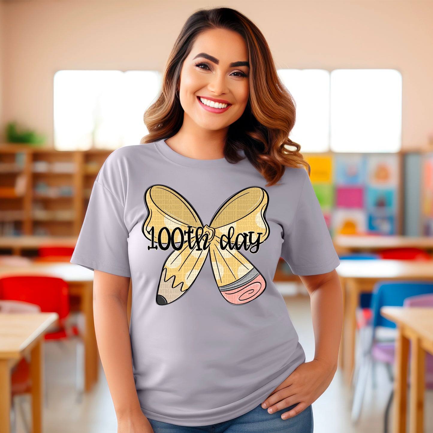 100 day coquette Bow DTF Transfer