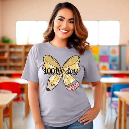 100 day coquette Bow DTF Transfer
