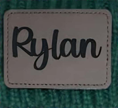 Laser Engraved Patches Leatherette Patch