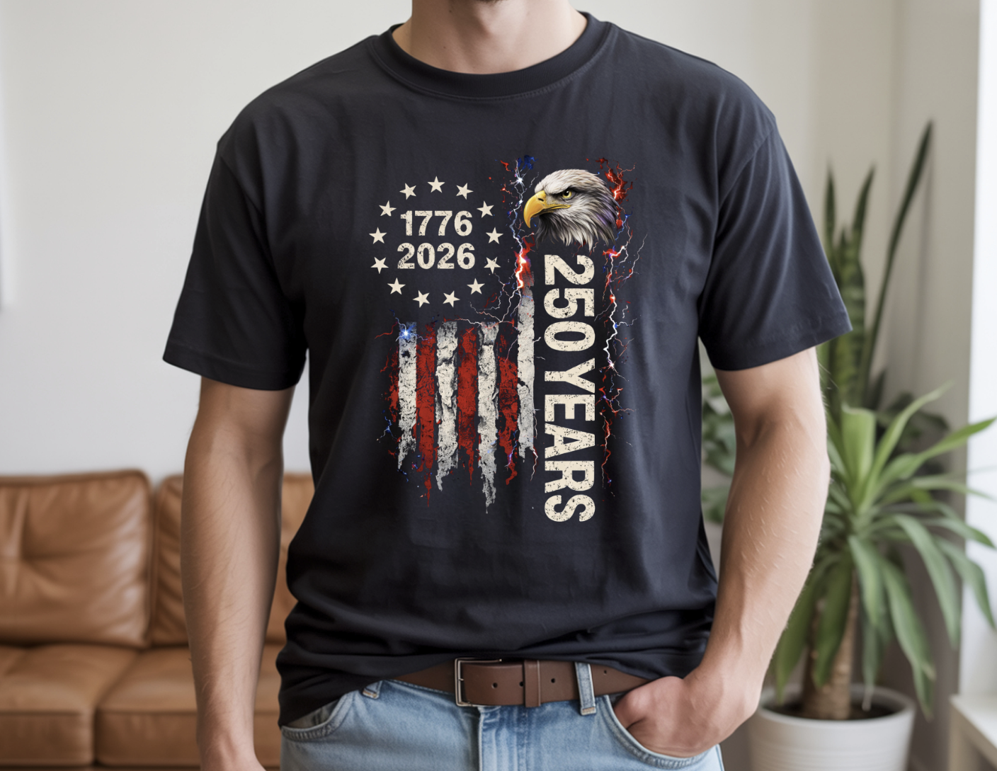 250 Years Flag DTF Transfer
