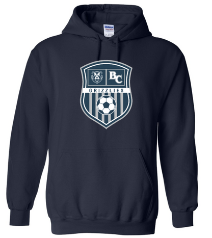 Grizzlies Soccer Gildan Hoodie Shield