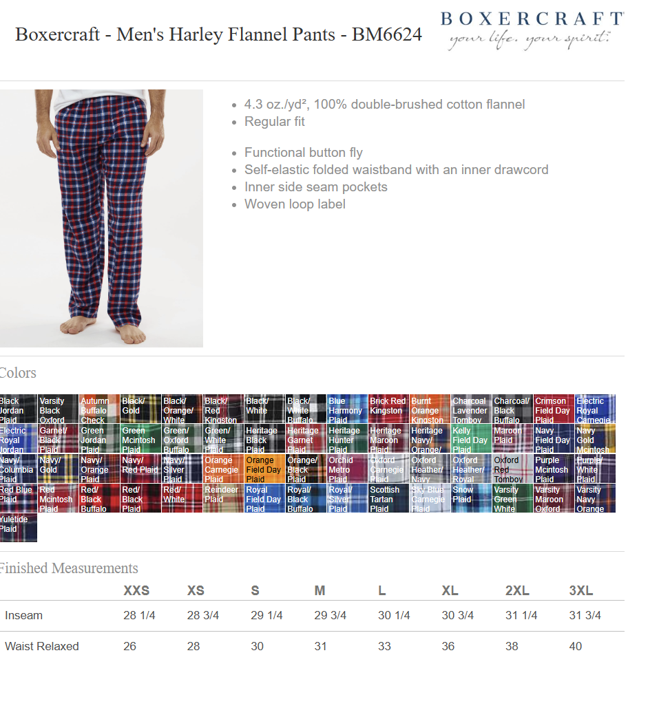Grizzlies Boxercraft Pajama Pants