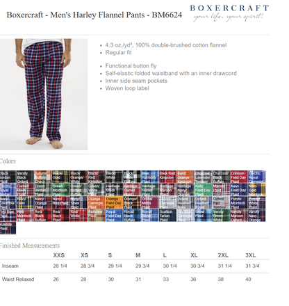 Grizzlies Boxercraft Pajama Pants