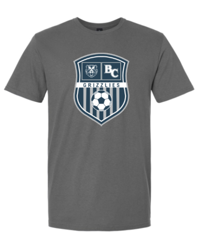 Grizzlies Soccer Shield Tshirt