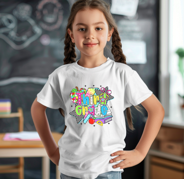 Retro Back to School Third Grade