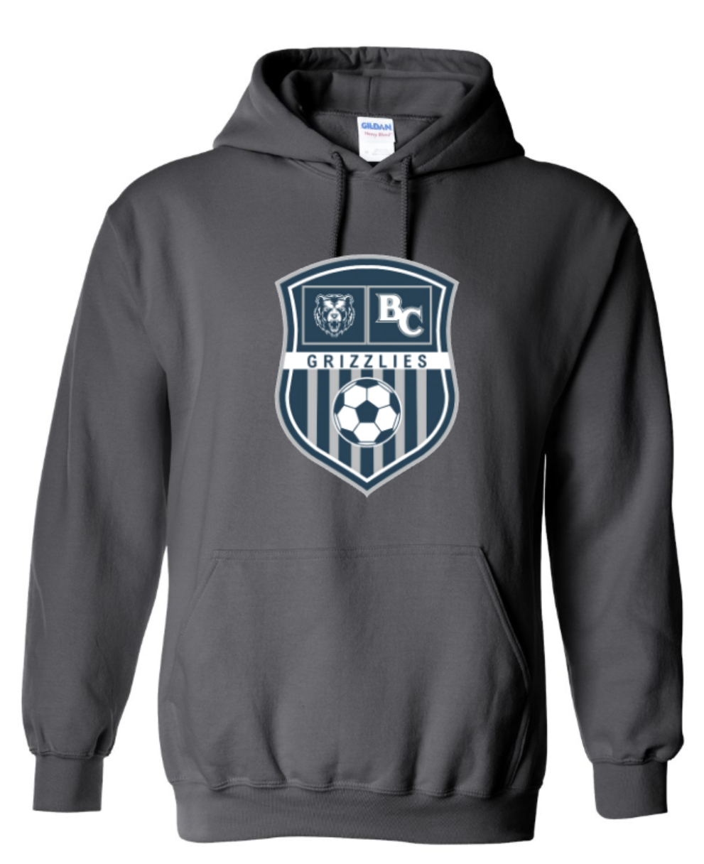 Grizzlies Soccer Gildan Hoodie Shield