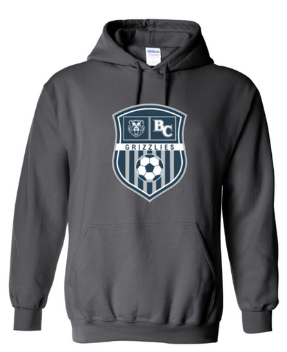 Grizzlies Soccer Gildan Hoodie Shield