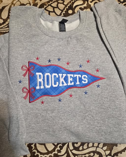 Rockets pennant embroidered Sweatshirt