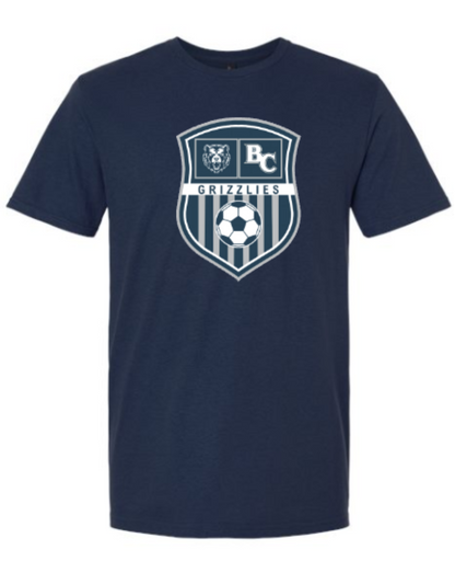 Grizzlies Soccer Shield Tshirt