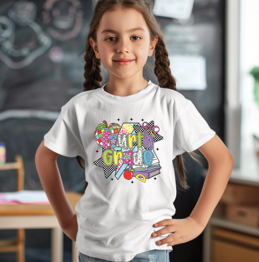 Retro Back to School Fourth Grade