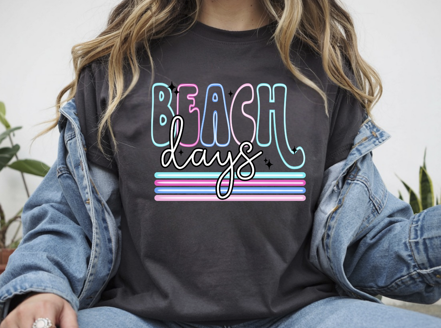 Beach Days DTF Transfer