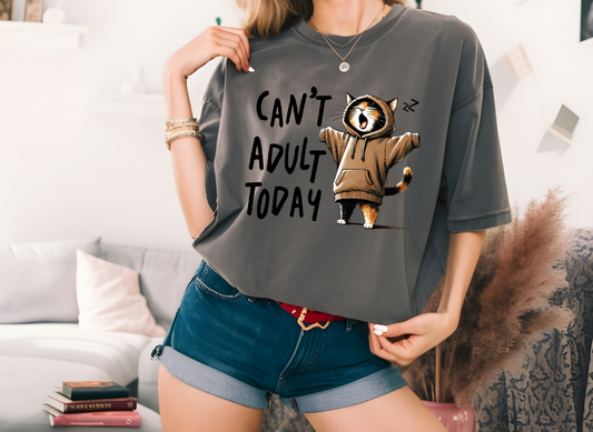 Can't adult today sleepy cat