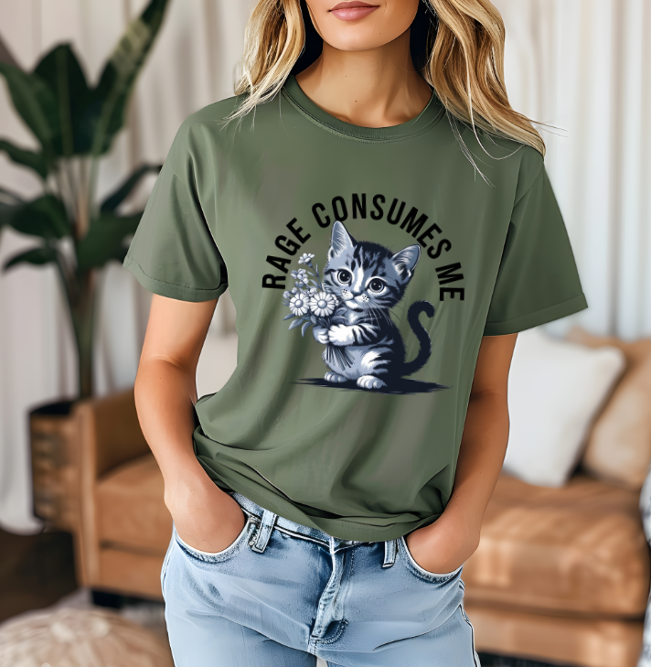 Rage Consumes Me Cat