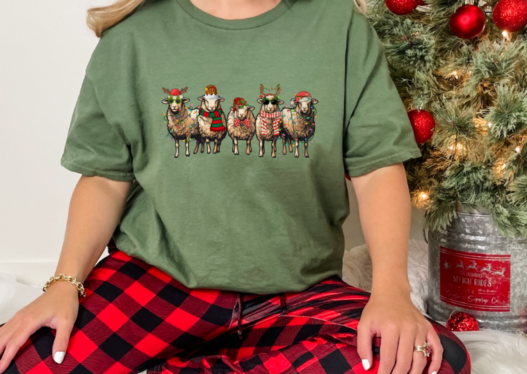 Sheep Farm Animal Christmas