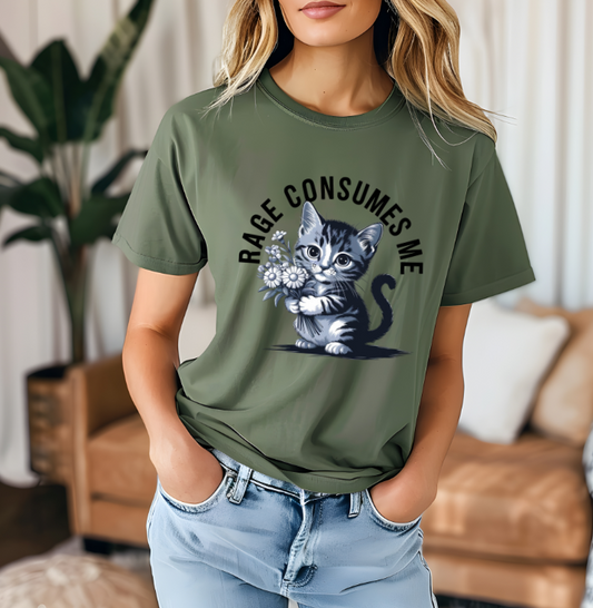 Rage Consumes Me Cat