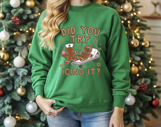Did you try Icing it Gingerbread Nurse DTF transfer