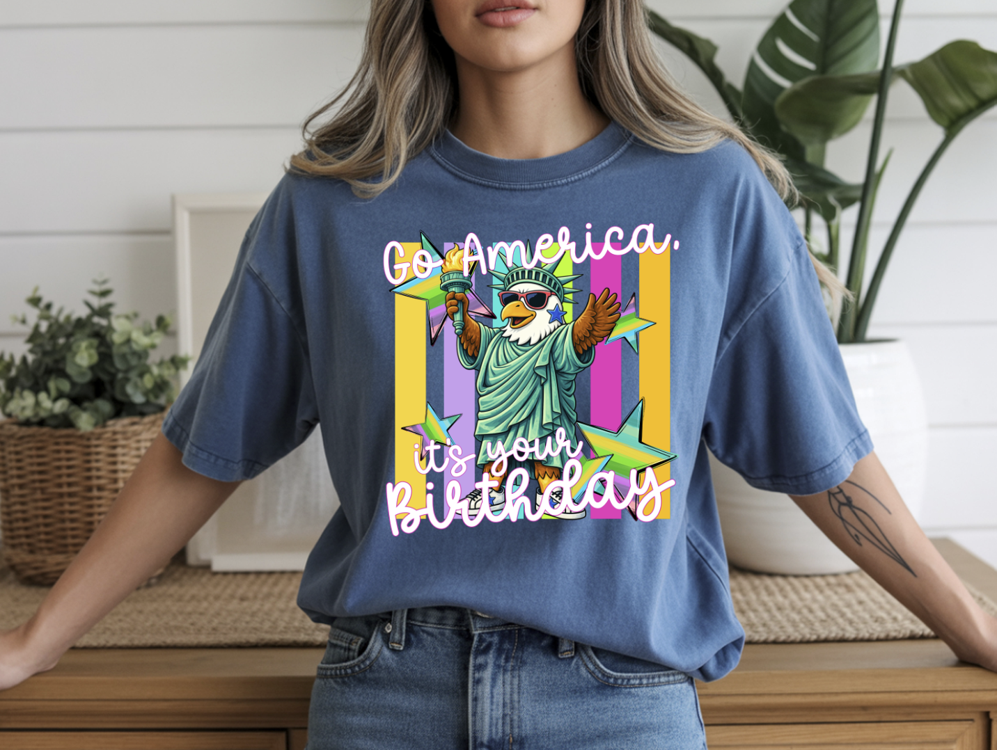Go America, It's your Birthday DTF Transfer