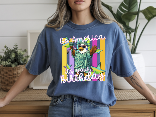 Go America, It's your Birthday DTF Transfer